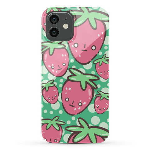 Indifferent Strawberries Phone Case