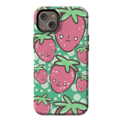 Indifferent Strawberries Phone Case