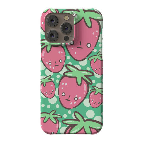 Indifferent Strawberries Phone Case