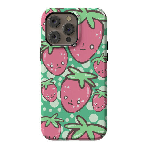 Indifferent Strawberries Phone Case