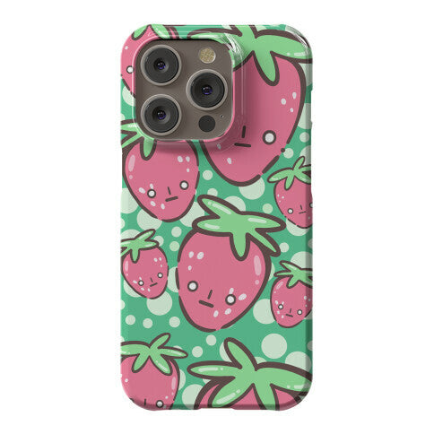 Indifferent Strawberries Phone Case