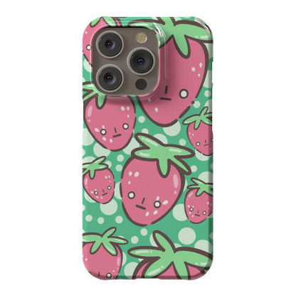 Indifferent Strawberries Phone Case