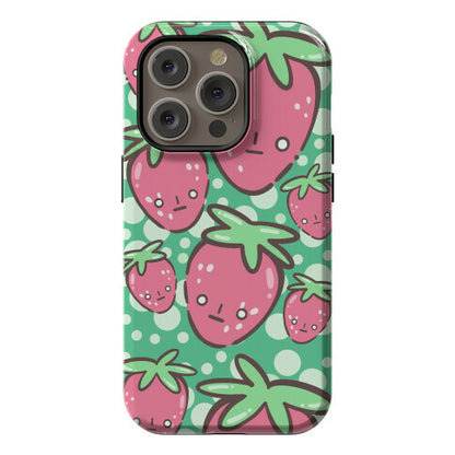 Indifferent Strawberries Phone Case