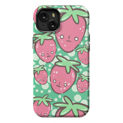 Indifferent Strawberries Phone Case