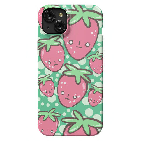 Indifferent Strawberries Phone Case