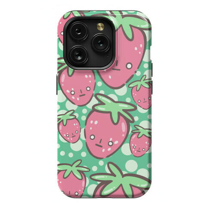 Indifferent Strawberries Phone Case