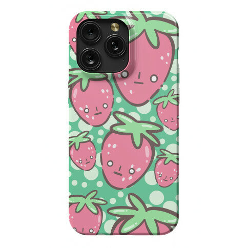 Indifferent Strawberries Phone Case