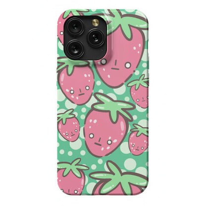 Indifferent Strawberries Phone Case