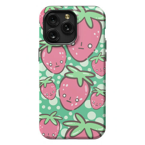 Indifferent Strawberries Phone Case