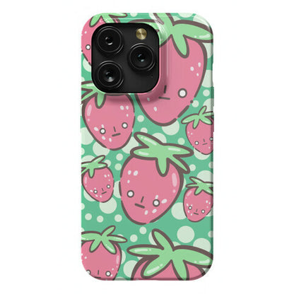 Indifferent Strawberries Phone Case