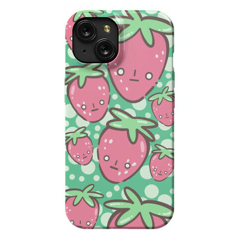 Indifferent Strawberries Phone Case