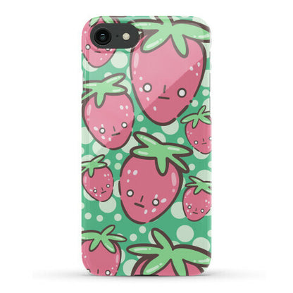 Indifferent Strawberries Phone Case