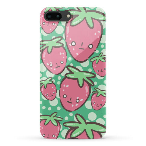 Indifferent Strawberries Phone Case