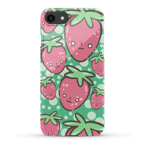 Indifferent Strawberries Phone Case