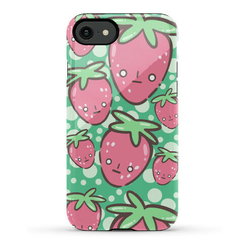 Indifferent Strawberries Phone Case