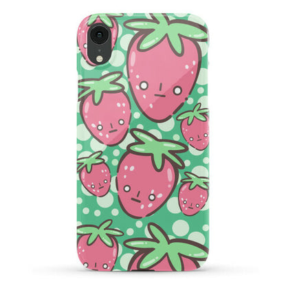 Indifferent Strawberries Phone Case
