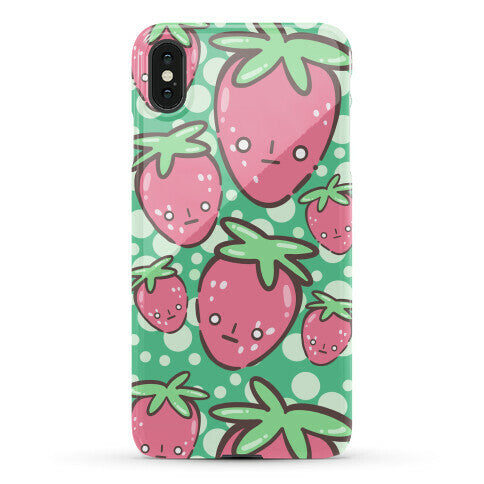 Indifferent Strawberries Phone Case