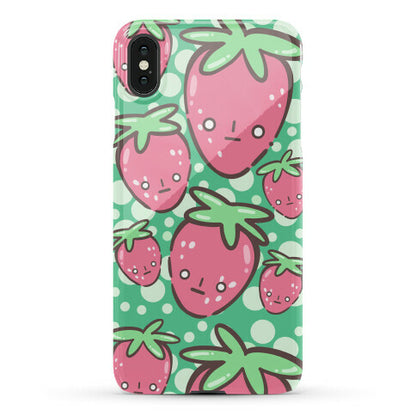 Indifferent Strawberries Phone Case