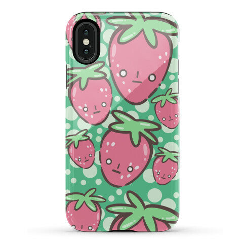 Indifferent Strawberries Phone Case