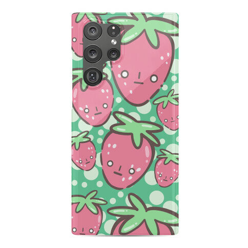 Indifferent Strawberries Phone Case