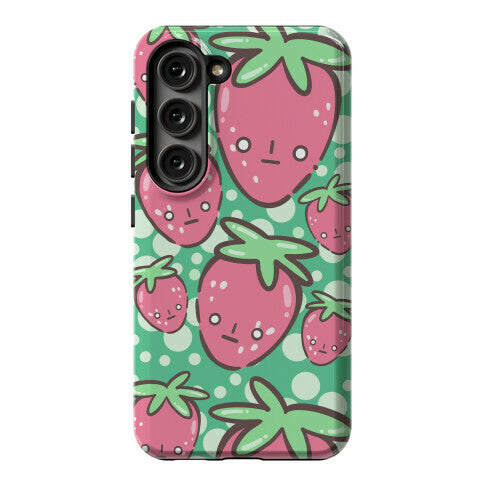 Indifferent Strawberries Phone Case