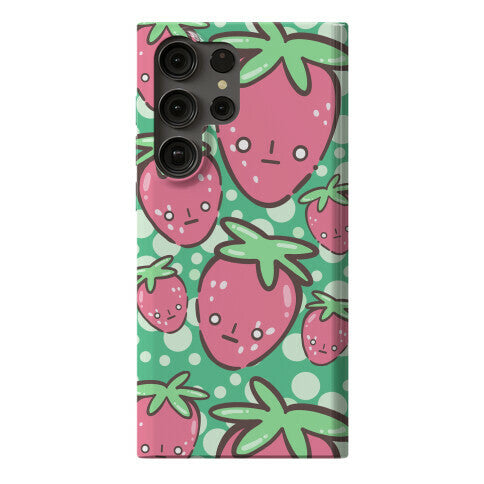 Indifferent Strawberries Phone Case