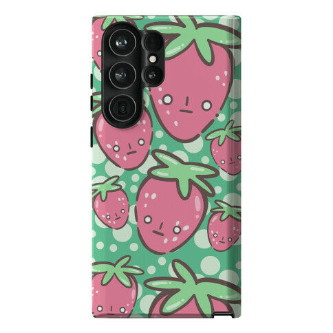 Indifferent Strawberries Phone Case