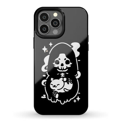 Death and Kitty Phone Case