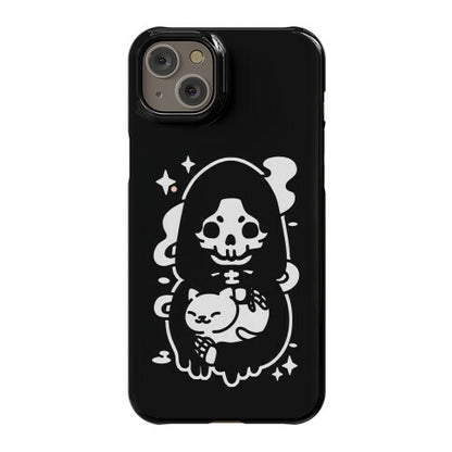 Death and Kitty Phone Case