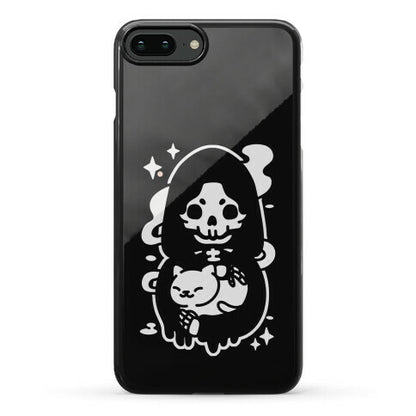 Death and Kitty Phone Case