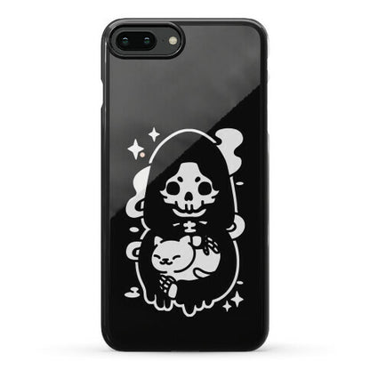 Death and Kitty Phone Case