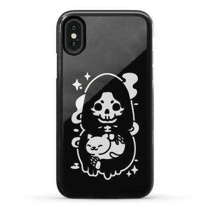 Death and Kitty Phone Case