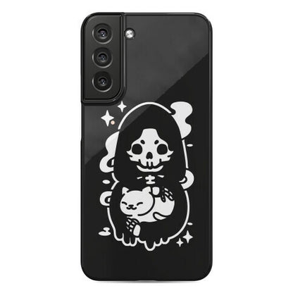 Death and Kitty Phone Case