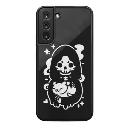 Death and Kitty Phone Case