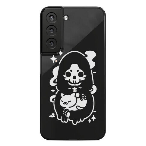 Death and Kitty Phone Case
