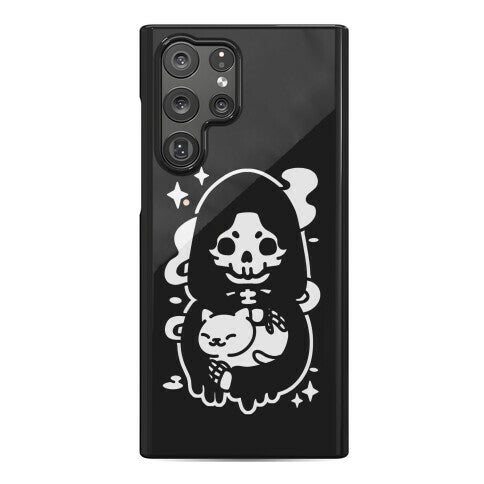 Death and Kitty Phone Case