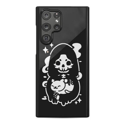 Death and Kitty Phone Case