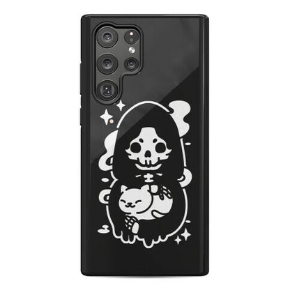 Death and Kitty Phone Case