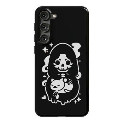 Death and Kitty Phone Case