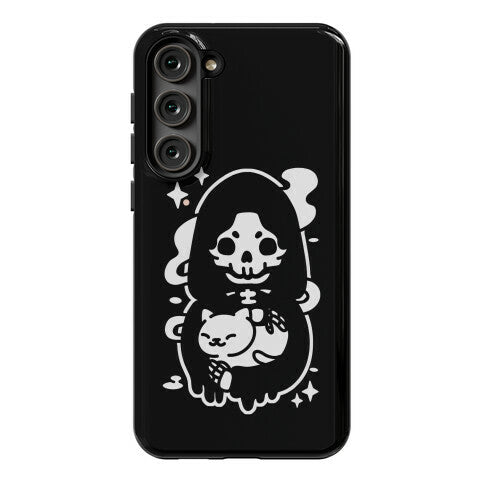 Death and Kitty Phone Case