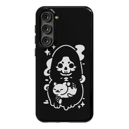 Death and Kitty Phone Case