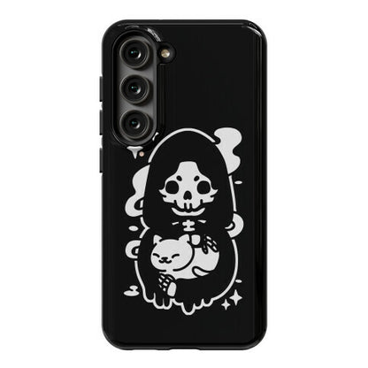 Death and Kitty Phone Case