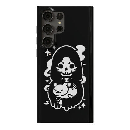 Death and Kitty Phone Case