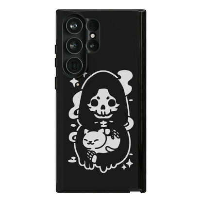 Death and Kitty Phone Case