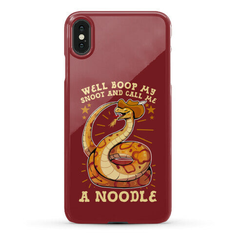 Well Boop My Snoot and Call Me A Noodle!  Phone Case