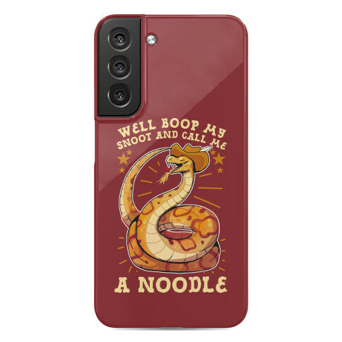 Well Boop My Snoot and Call Me A Noodle!  Phone Case