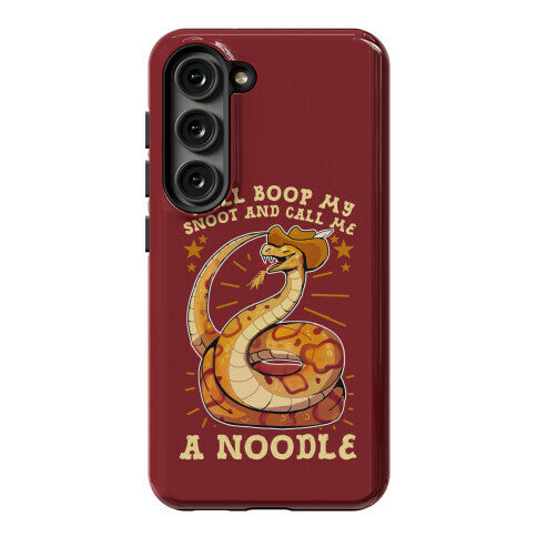 Well Boop My Snoot and Call Me A Noodle!  Phone Case