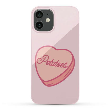 Potatoes Candy Heart Phone Case