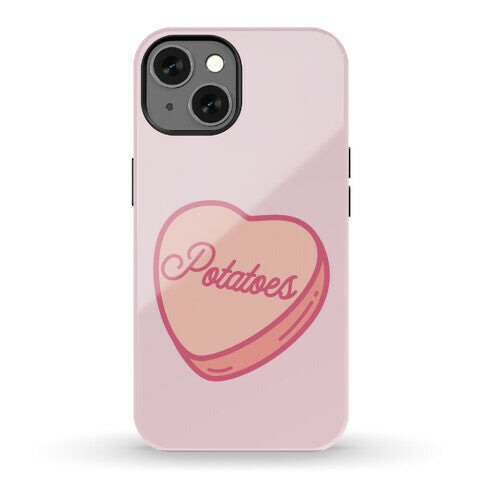 Potatoes Candy Heart Phone Case