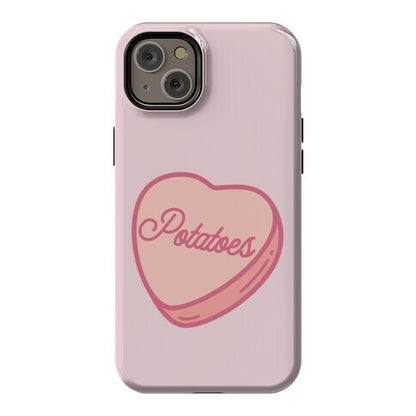 Potatoes Candy Heart Phone Case